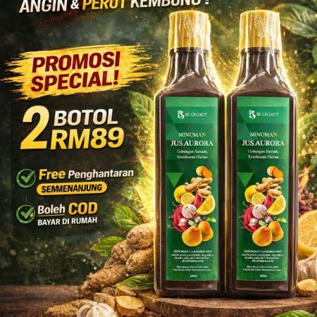 2 BOTOL JUS AURORA