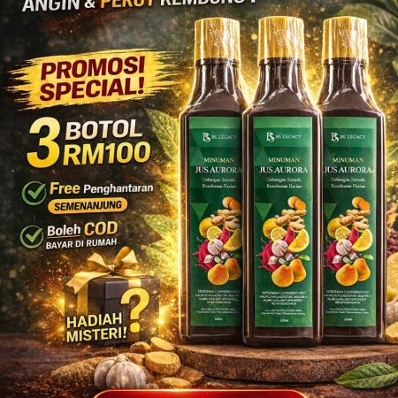 3 BOTOL JUS AURORA