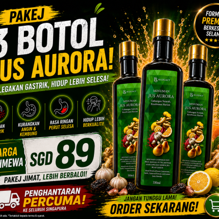 3 jus aurora singapo